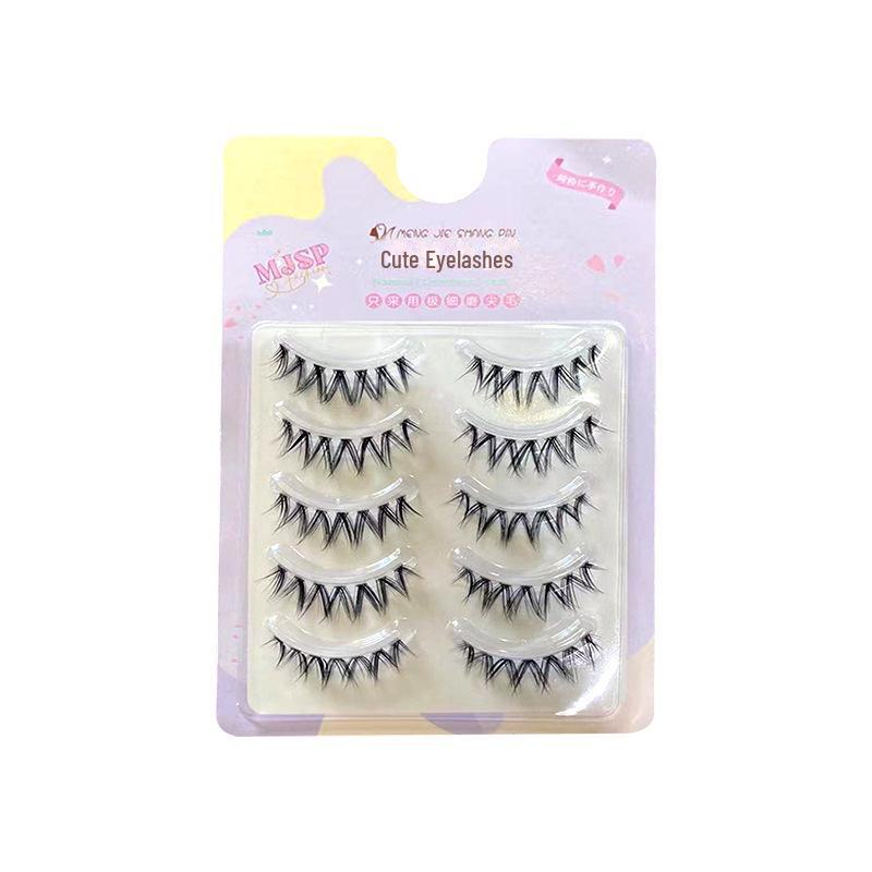 Mengji Shangpin Natural Thin Stem Mixed Thai Makeup False Eyelashes MJ07