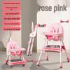 Multifunctional Foldable Baby High Chair: Portable, Rocking, and Dining Chair for Growing Children