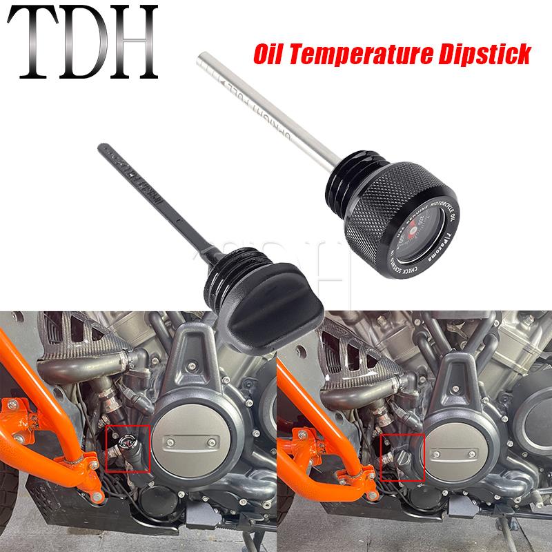 Oil Dipstick Temperature Gauge For Harley
