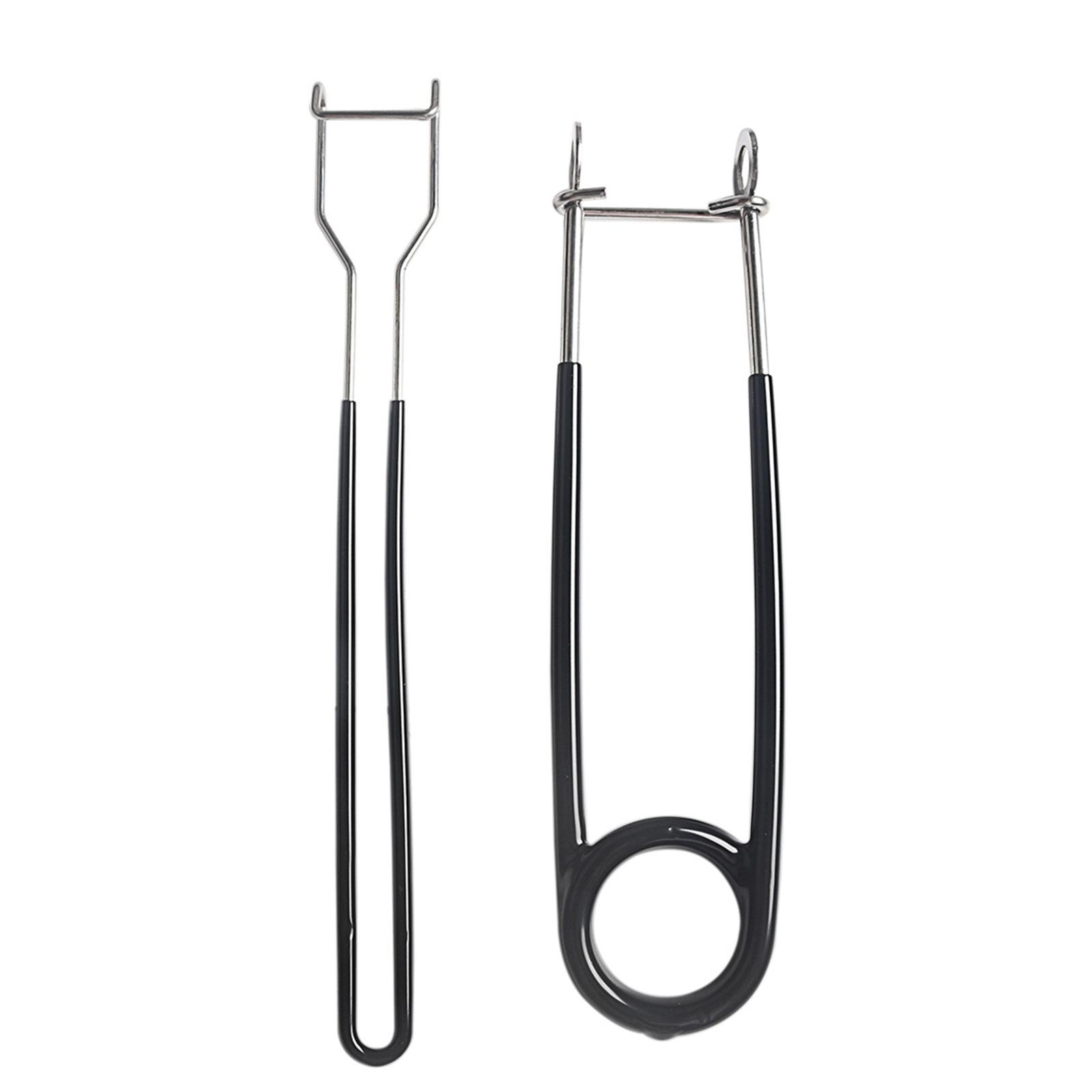 

2Pcs Stainless Mouth Opener Spreader Frog Fish Hook Remover Extractor Fish Mouth Jaw Spreader Saltwater Fishing Tool Set