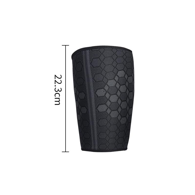 High-Elastic Breathable Knitted Nylon Sports Thigh Protector Cycling Basketball Football Anti-Thigh Muscle Strain Leggings