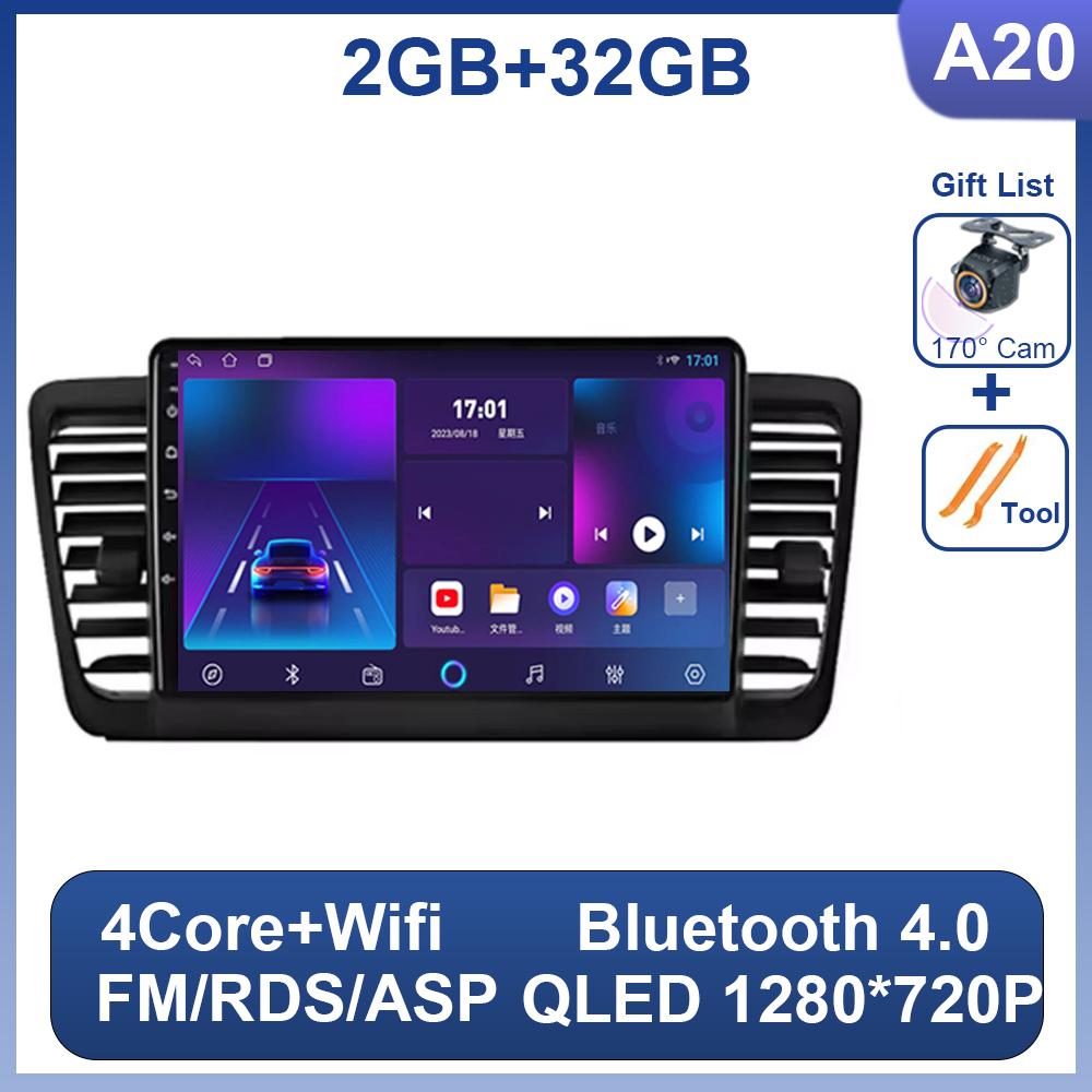 

Автомобильный радиоприемник, мультимедийный видеоплеер Android 14 для Subaru Outback 3 Legacy 4 2004 2005 2007 2008 2009 GPS-навигация 2Din Carplay