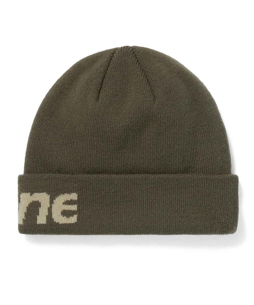 THISISNEVERTHAT Hsp-Logo Big Cuff Beanie Khaki