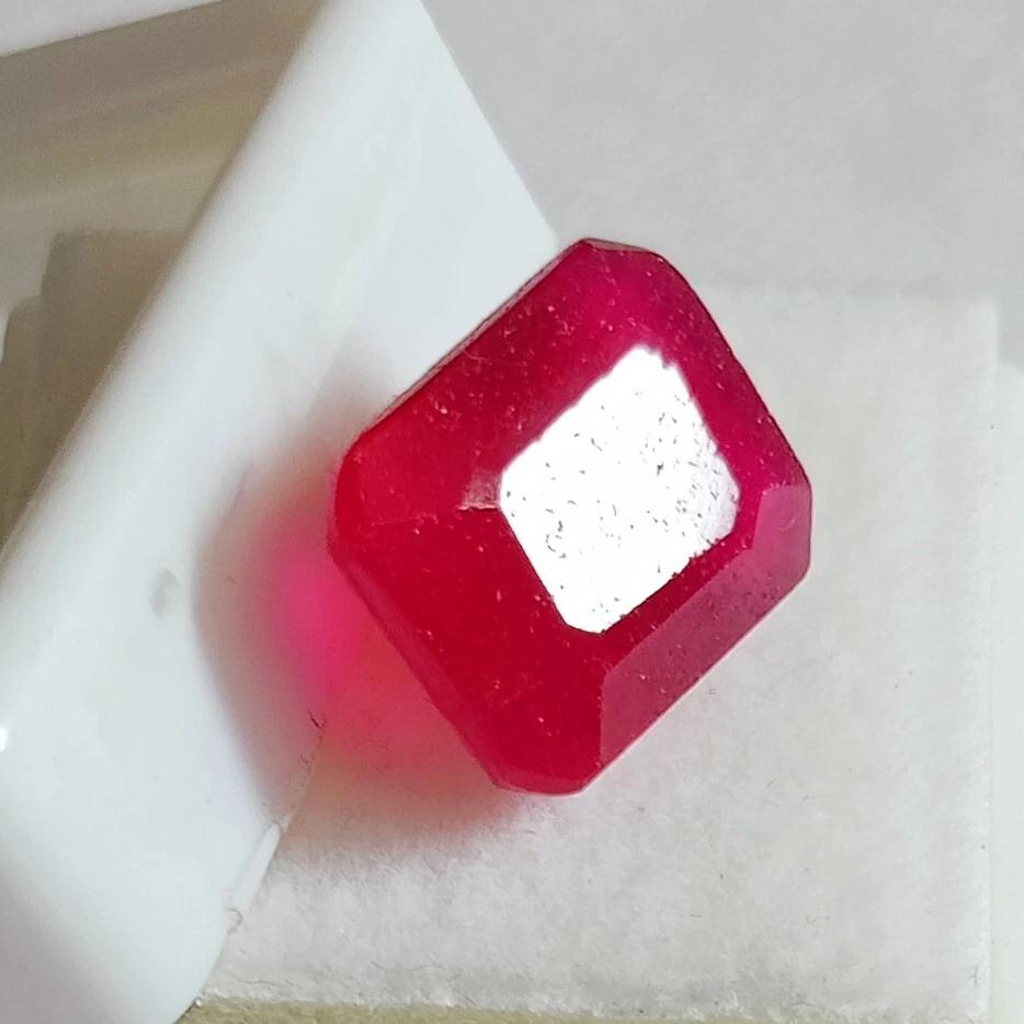 6.35 Ct Natural Utah Red Beryl (Bixbite) Emerald Cut Stunning Gemstone