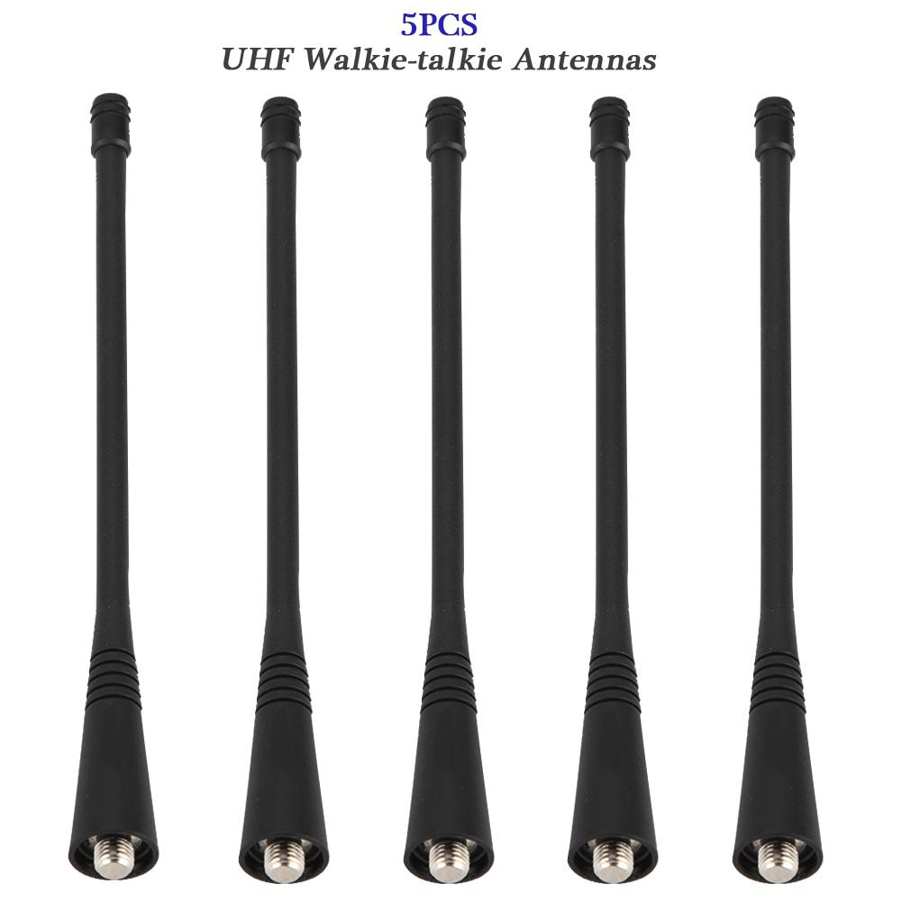 5PCS 16.5cm6.5inch UHF400-470MHz Walkie Talkie Antenna For GP68GP88GP328GP338GP3688GP280