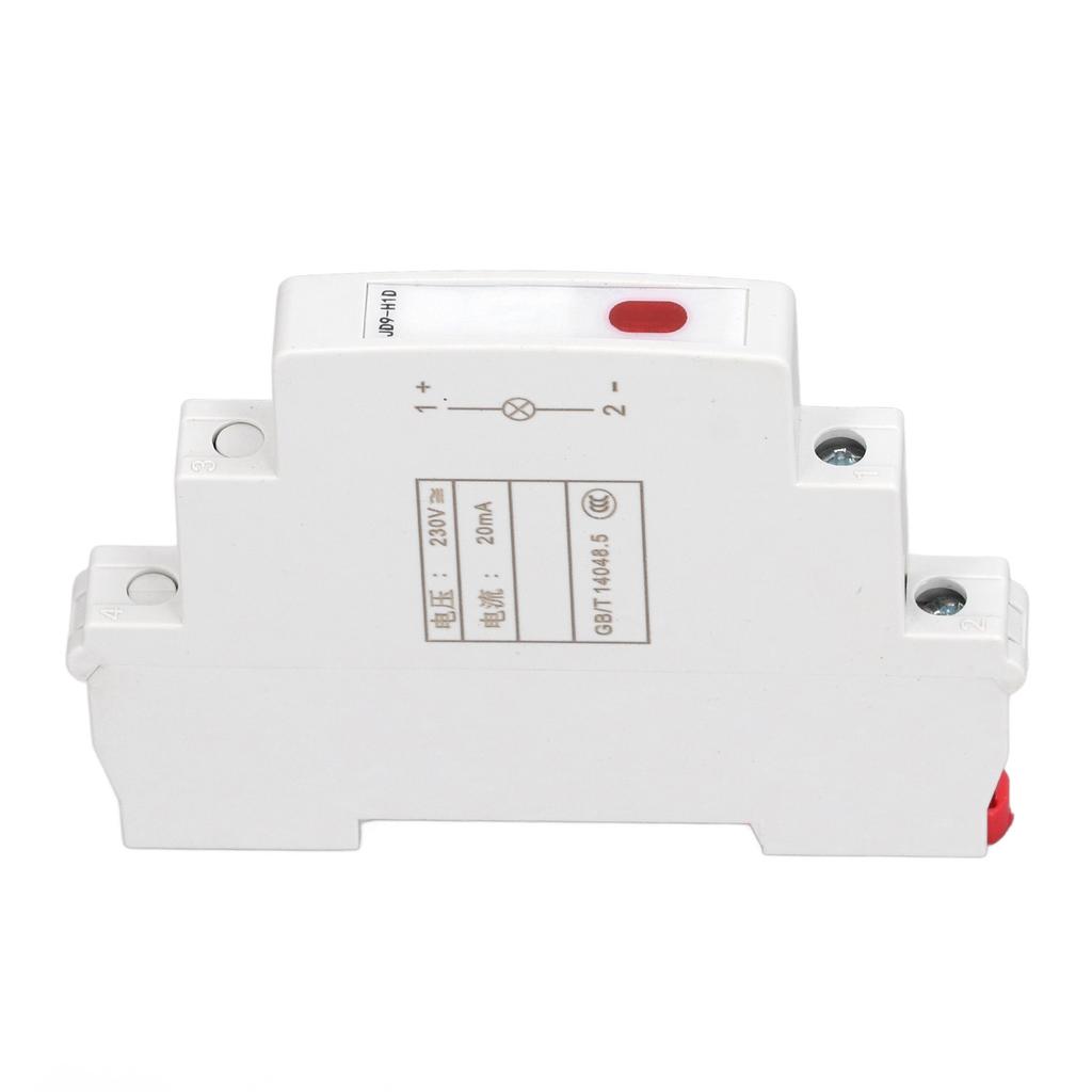 Din Rail Indicator Light LED AC DC 230V Modular Mount JD9‑H1D for Telecommunications Electrical Lines