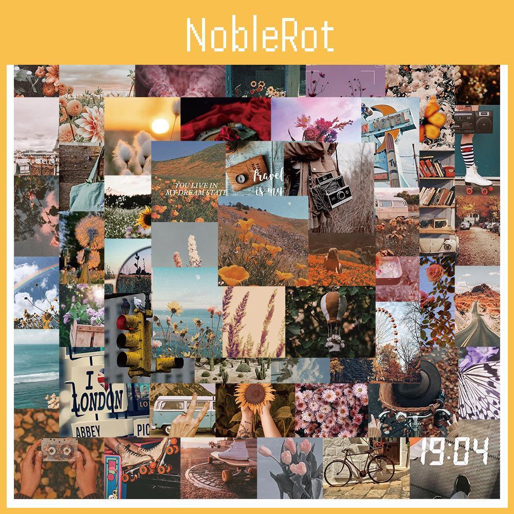 Trendy Fresh Small Landscape Sticker Set 900 Pcs For Notebooks Laptops And Water Bottles