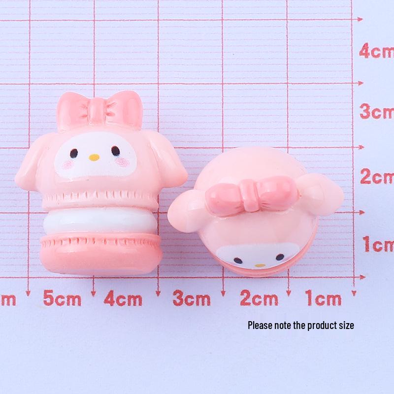 Glossy Macaron Cake Toy Cartoon Handmade DIY Cream Glue Resin Accessories