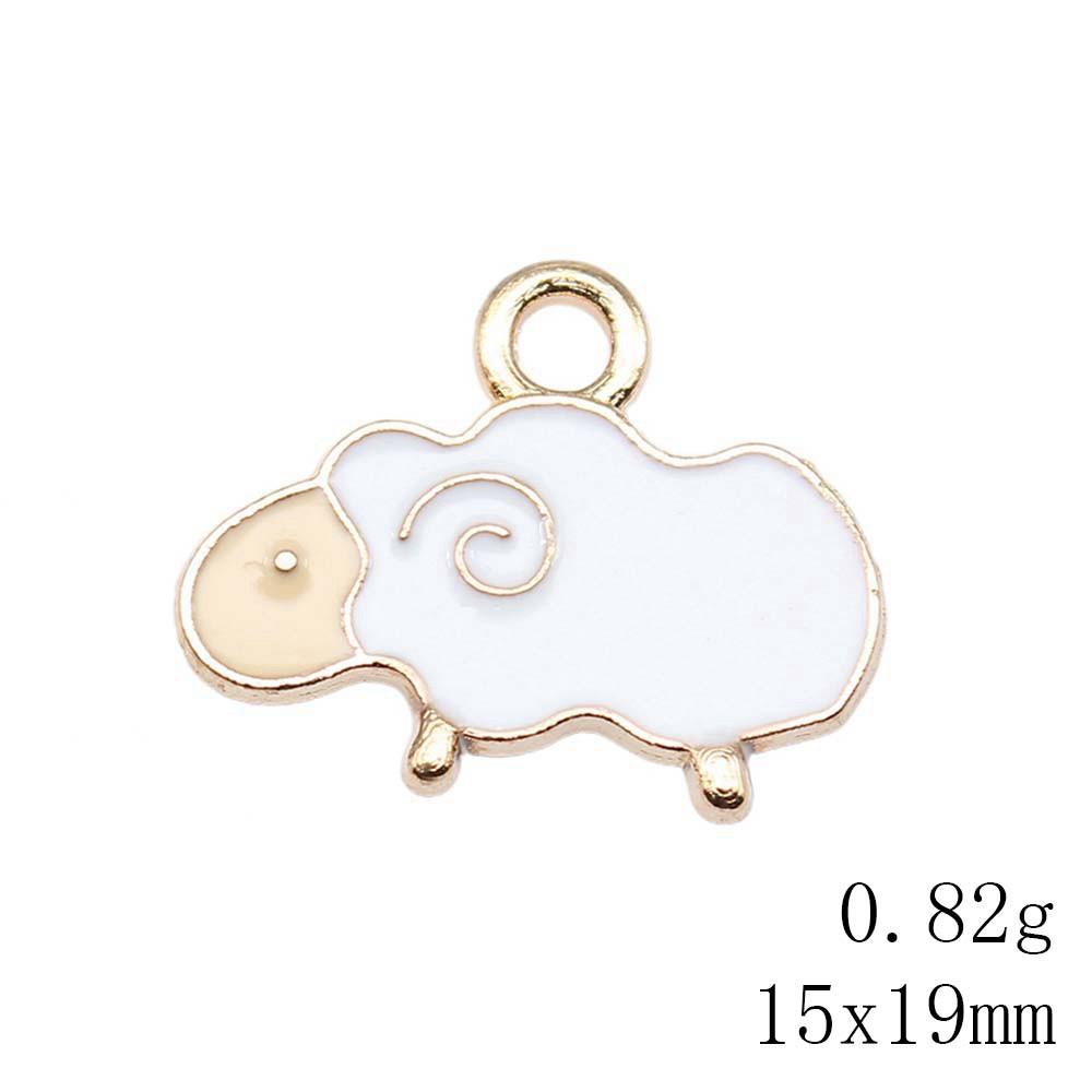 Valentine's Day Charms For Bracelet Flamingo Mermaid Enamel Charms Pendant Home Garden Pendants For Bracelets