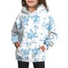 Girls' Hooded Tie-Dye Sweatshirt - Pullover Print Top