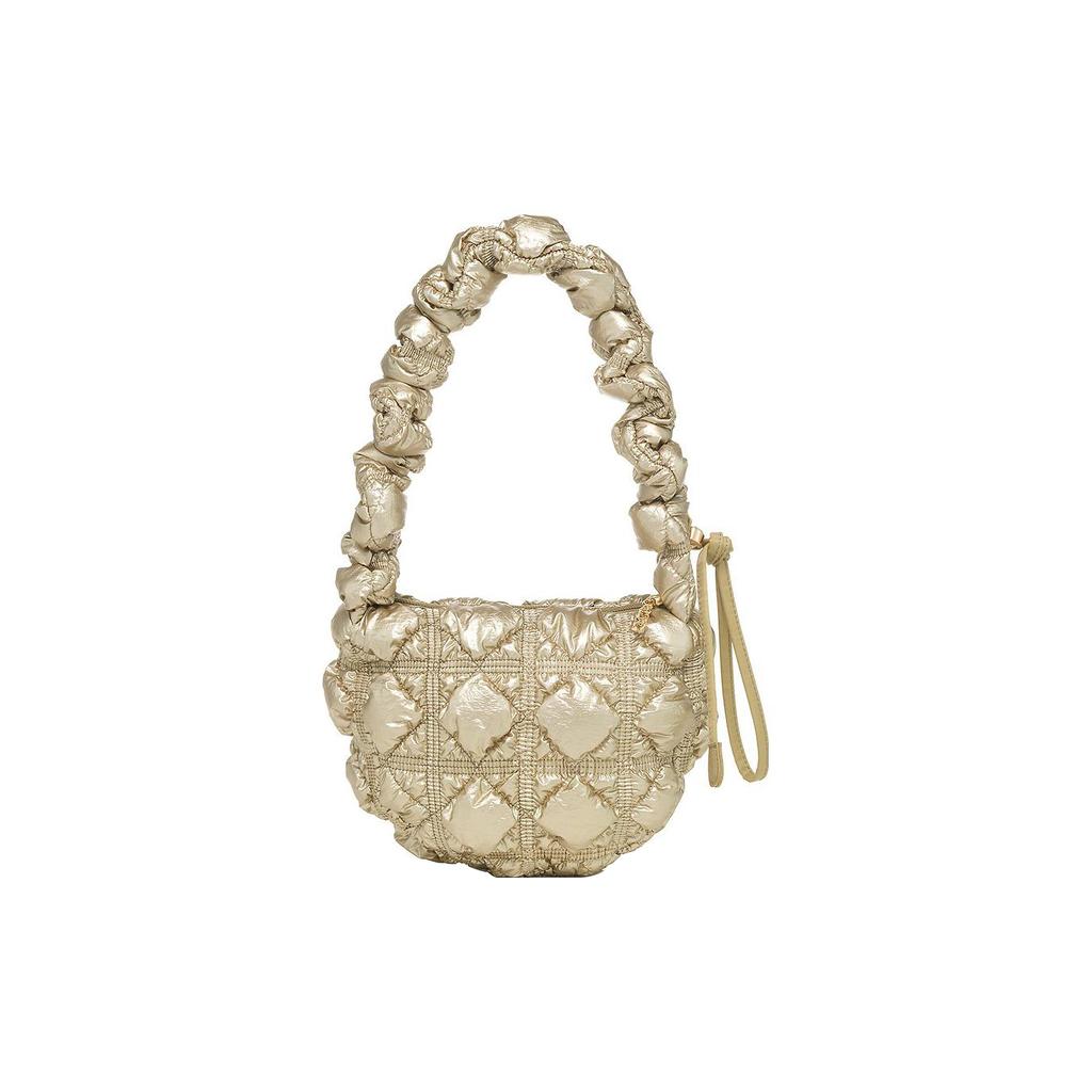 New CARLYN Nylon One Shoulder Handbag Regular Women's Gold H73101010D