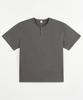 TOFFEE [2Pack] Slim Crop Henley Neck Half T-Shirt (Type B)