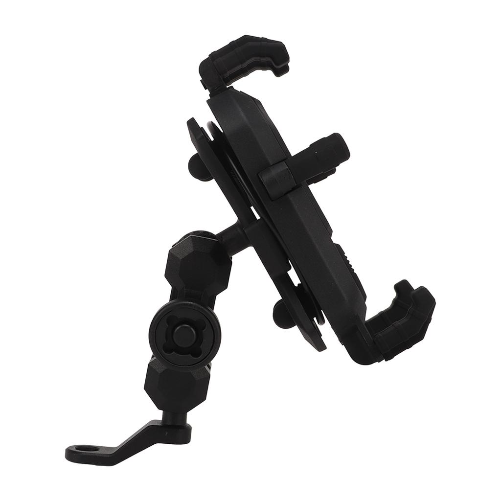 2 in 1 Motorcycle Phone Mount 720° Rotation Rainproof 15W Wireless Charger Universal for 3.5‑6.5in Cellphone