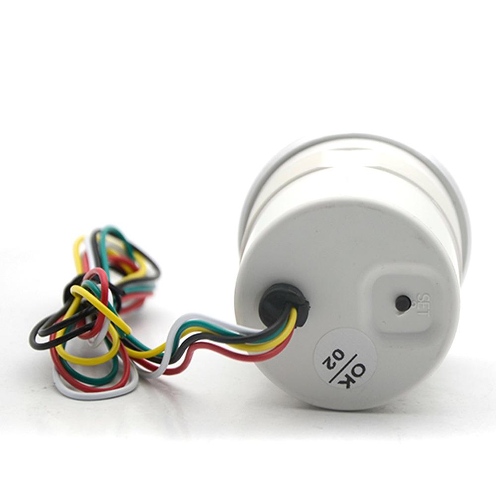 2 Inch 52mm LED Tachometer Gauge Car Digital Meter 0 8000RPM with Blue Backlight for 1 8 Cylinder Vehicle