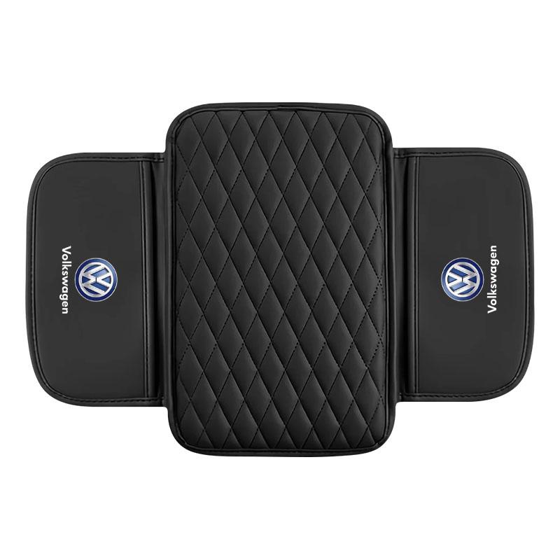 

2026 Hot For Volkswagen VW Car Armrest Box Height Pad Mounted Memory Cotton Central Box Car Interior For Volkswagen polo golf4 5 чорний