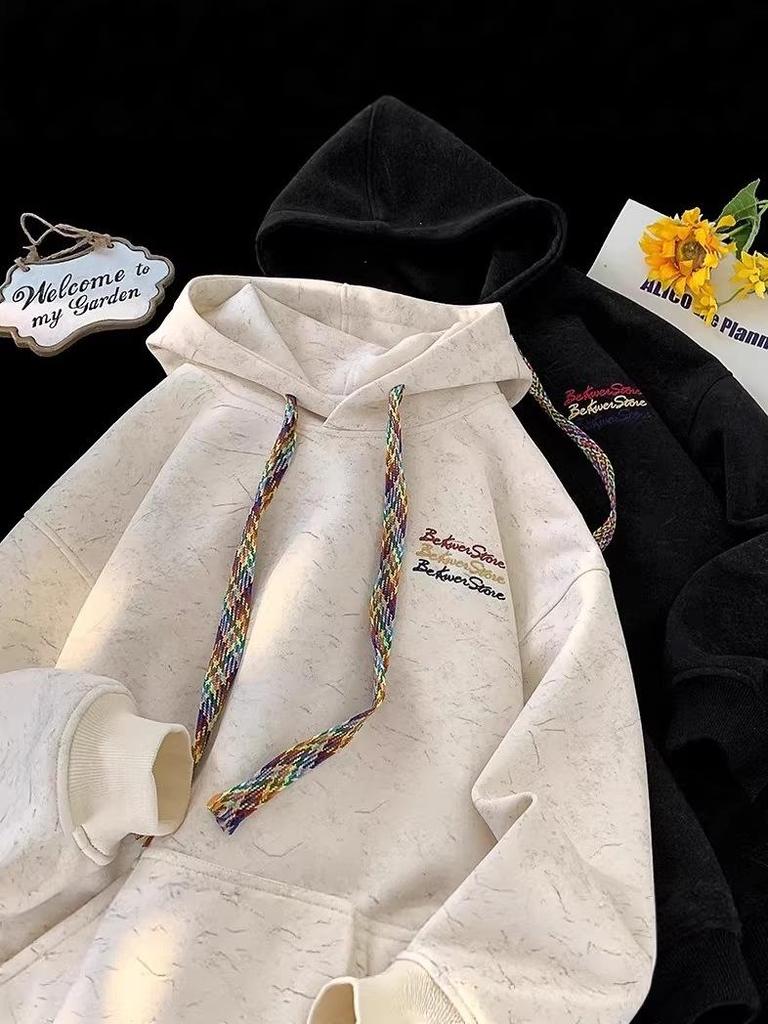 Japansk Harajuku Mångsidig Huvtröja - Trendig, Konstnärlig och Moderiktig.