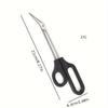 1pc Toenail Scissors Toe Nail Clippers For Thick Toenails Long Handled Precision Scissor Cutter Nail Art Clipper Nipper Trimmer Cuticle Scissor