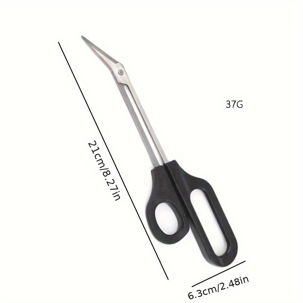 1pc Toenail Scissors Toe Nail Clippers For Thick Toenails Long Handled Precision Scissor Cutter Nail Art Clipper Nipper Trimmer Cuticle Scissor