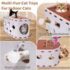 Felt Cat Bed All-in-one Cat Castle House Japanese Style Cat House  Four Seasons