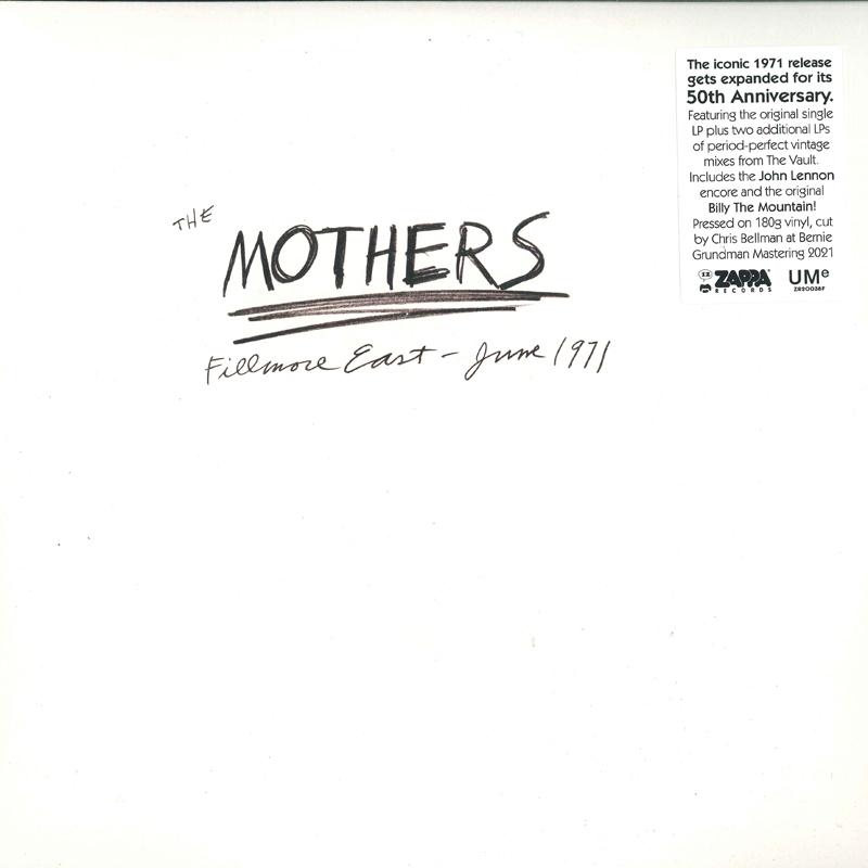 

LP Record MOTHERS - Fillmore East - June 1971 ZR20038F Zappa Records 2022 Europe Rock