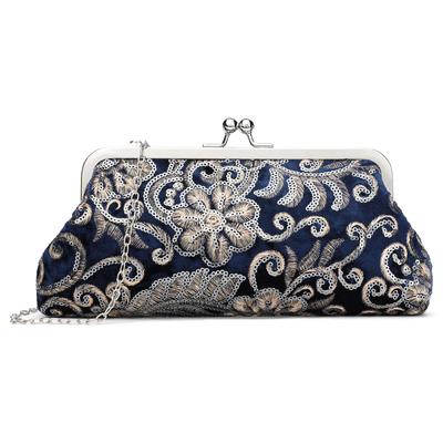 RNIEGA Women's Party Bag, 3-Way Handbag with Clasp Closure, Suitable for Weddings, Receptions, and Shoulder Bags