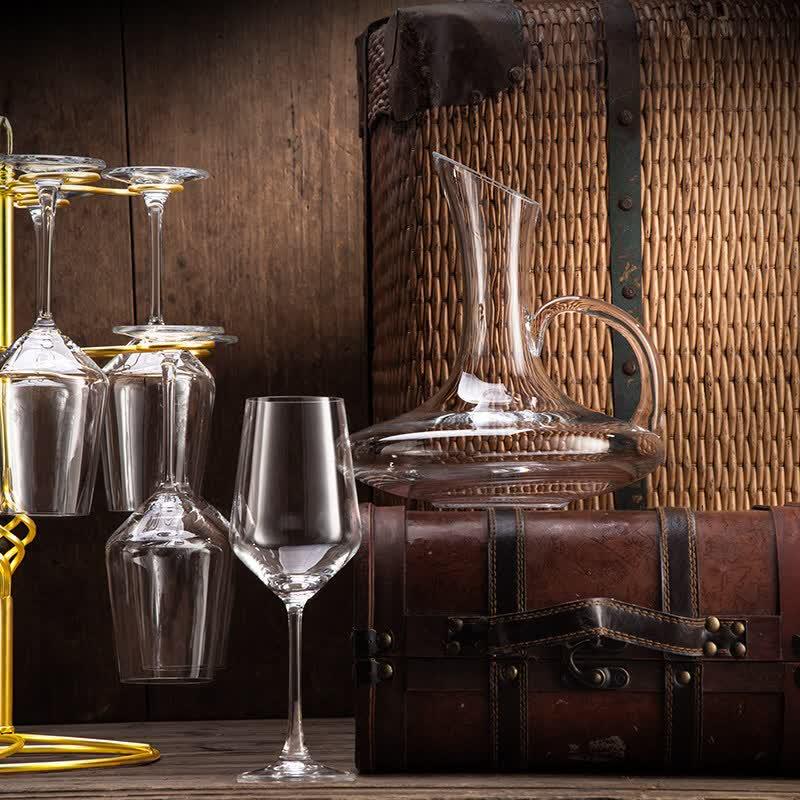 Youluo Handmade Crystal Wine Glass & Decanter Set