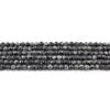 6mm Faceted Imitation Flash White Stone Beads, Natural Semi-finished DIY Jewelry Accessories