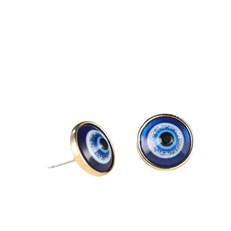 Wish eyes round earrings simple personality niche versatile stud earrings earrings