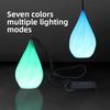 LED Glowing Water Drop Juggling Balls Colorful Light Up Circus Props for Party Performance