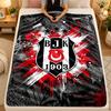Flanell-DeckeBeşiktaş FC Warme Weiche Überwurfdecke für den Innenbereich Sofa Bett Wohnzimmer
