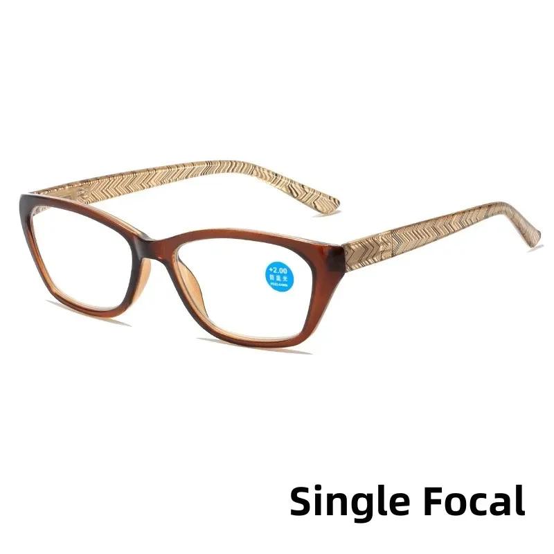 

Progressive Multifocal Reading Eyeglasses New Far Near Dual Use Anti Blue Light Presbyopia Glasses High Definition Eyewear 4.0