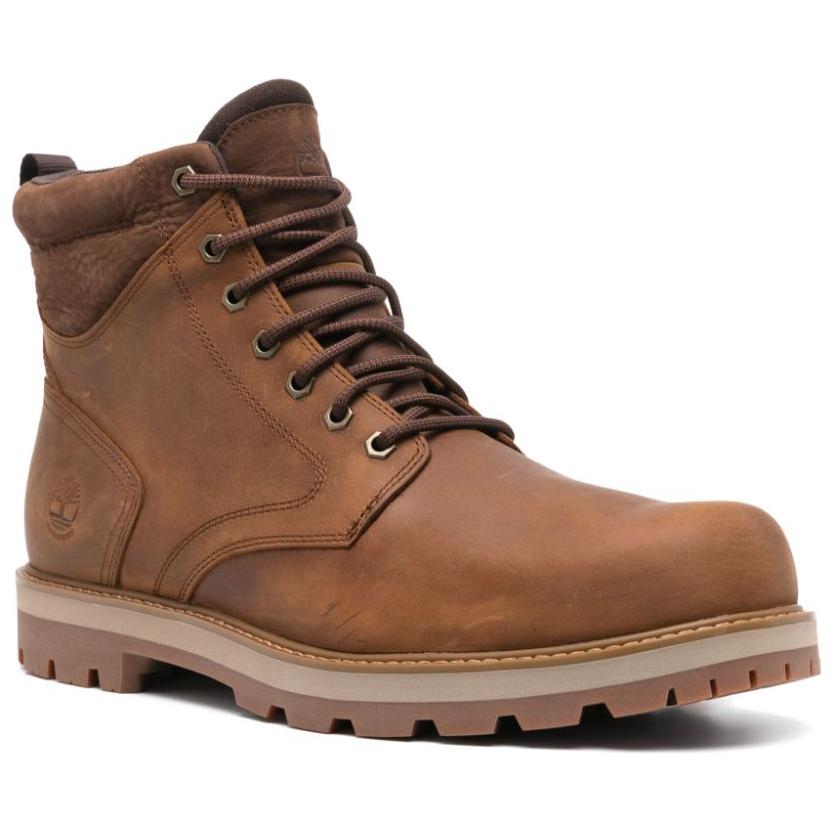 Timberland Botines Cortos Cómodos Versátiles Botas de Hombre Marrón A69UHEM61