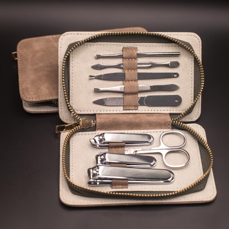 High Quality Manicure Set Pedicure Sets Nail Clipper Stainless Steel Nail Cutter Tools Nail Scissors File Eyebrow and Eyelash Trimmer Kit