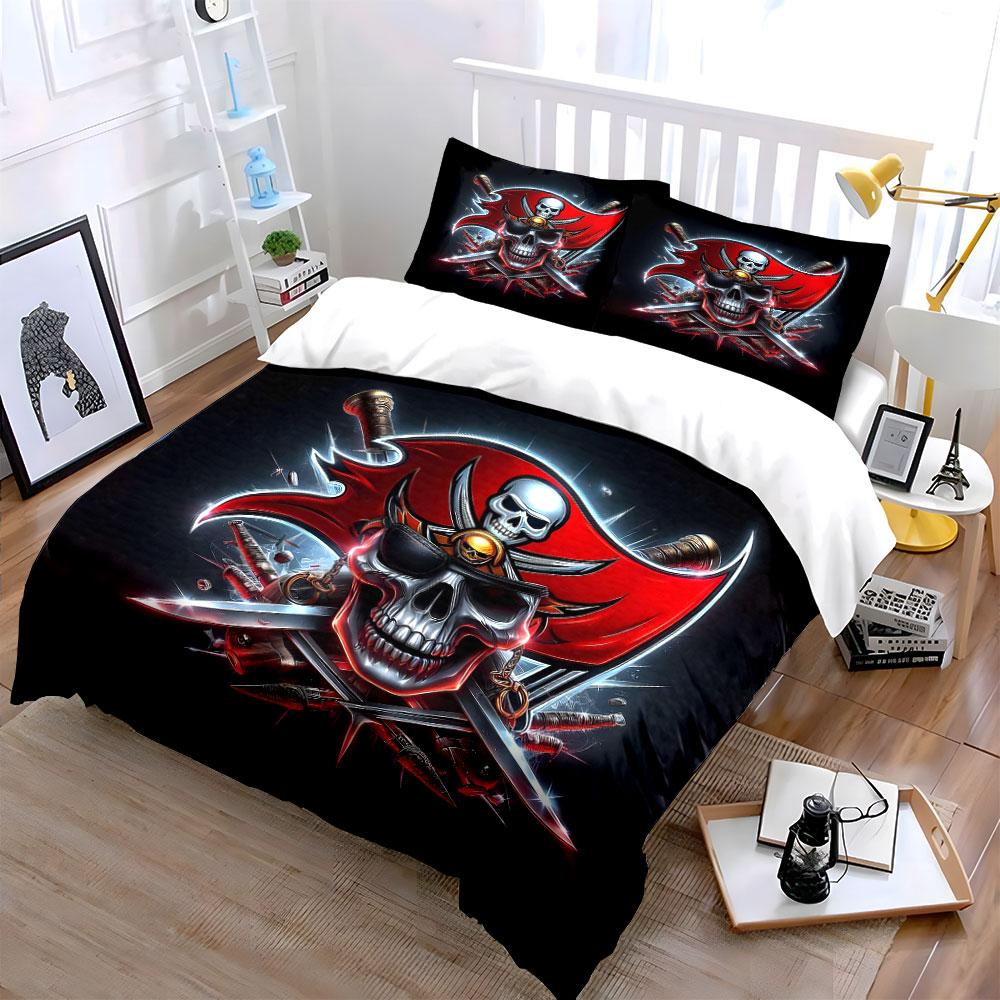 Fiery pirate spirit unleashed Bedding sets Duvet covers Pillowcases(1* Duvet Cover 2* Pillowcases without duvet insert)