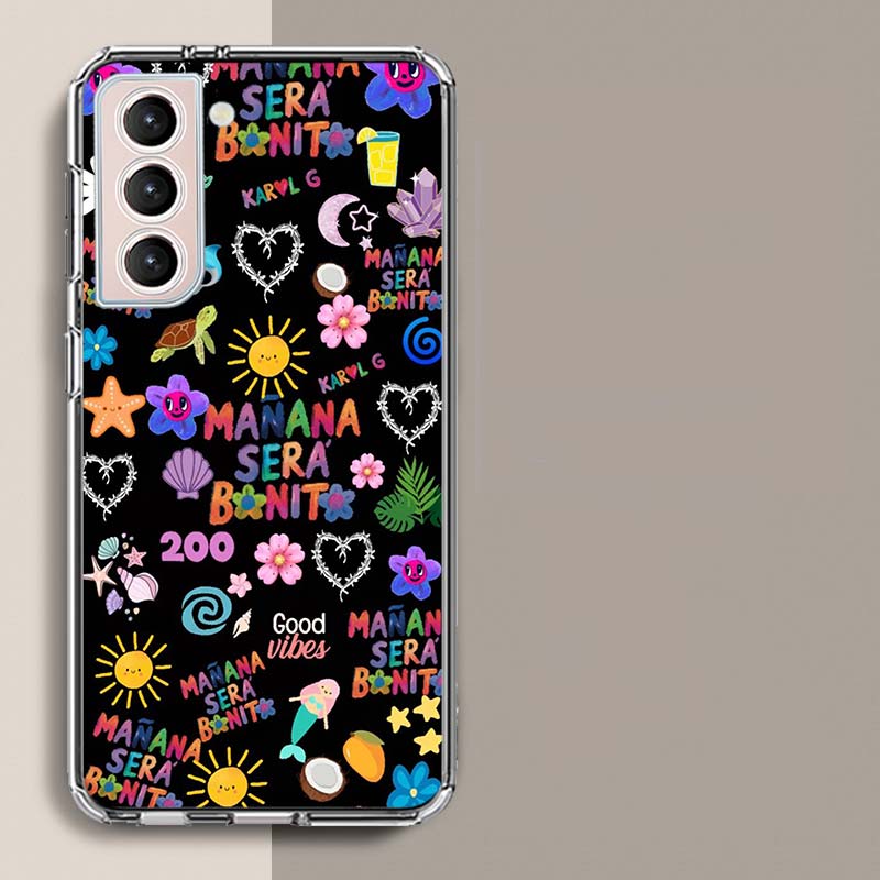 Karol G M-Manana Sera B-Bonito Phone Case For Samsung Galaxy S25 Edge S24 S23 FE S21 S20 Plus S22 S26 Ultra Cover Clear Cases TP