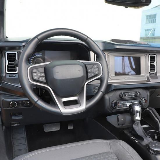 Air Conditioner Outlet Vent Trim Decoration Cover Trim For Ford Bronco 21+ White