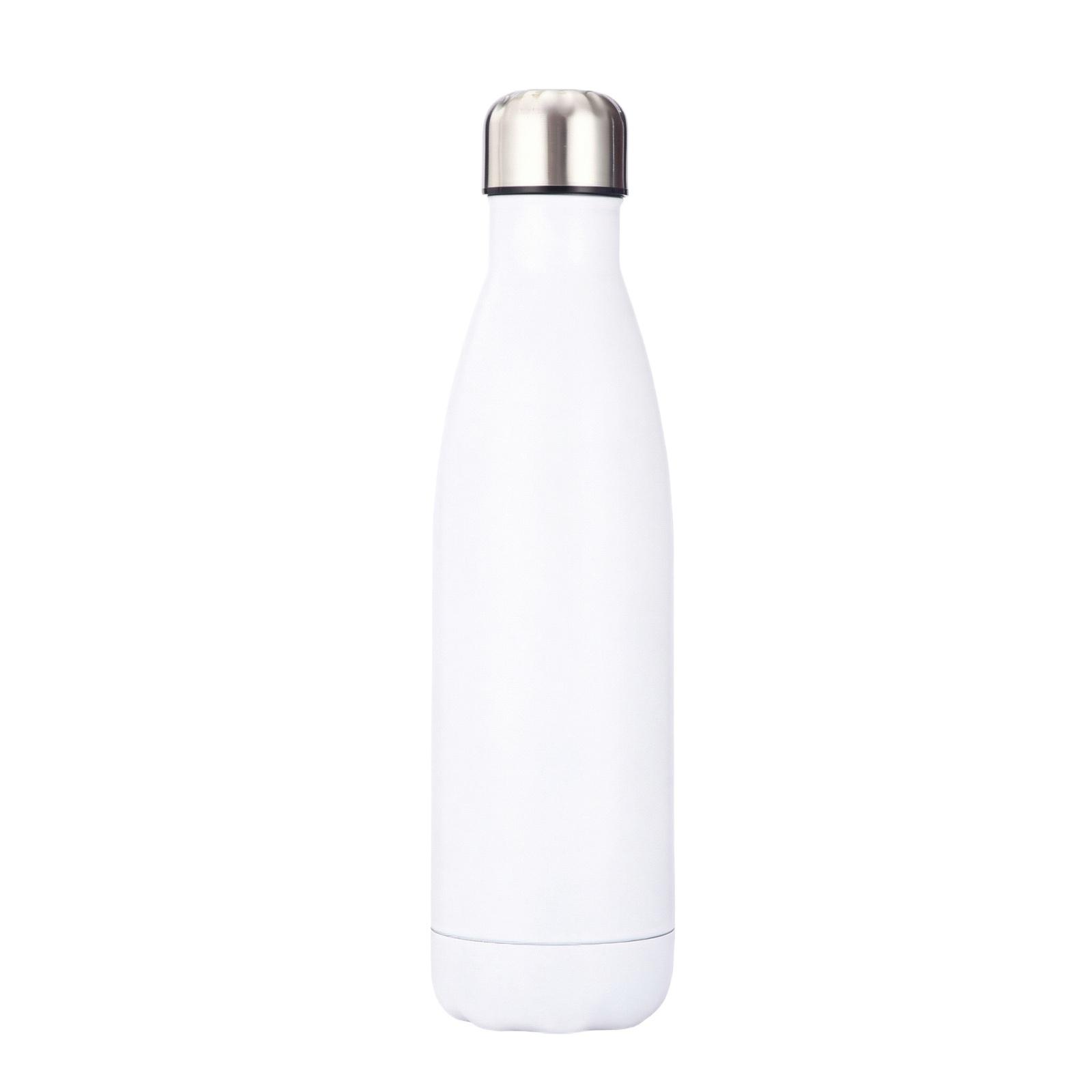 

English: Stainless Steel Cola Bottle Double Wall Vacuum Sports one size білий