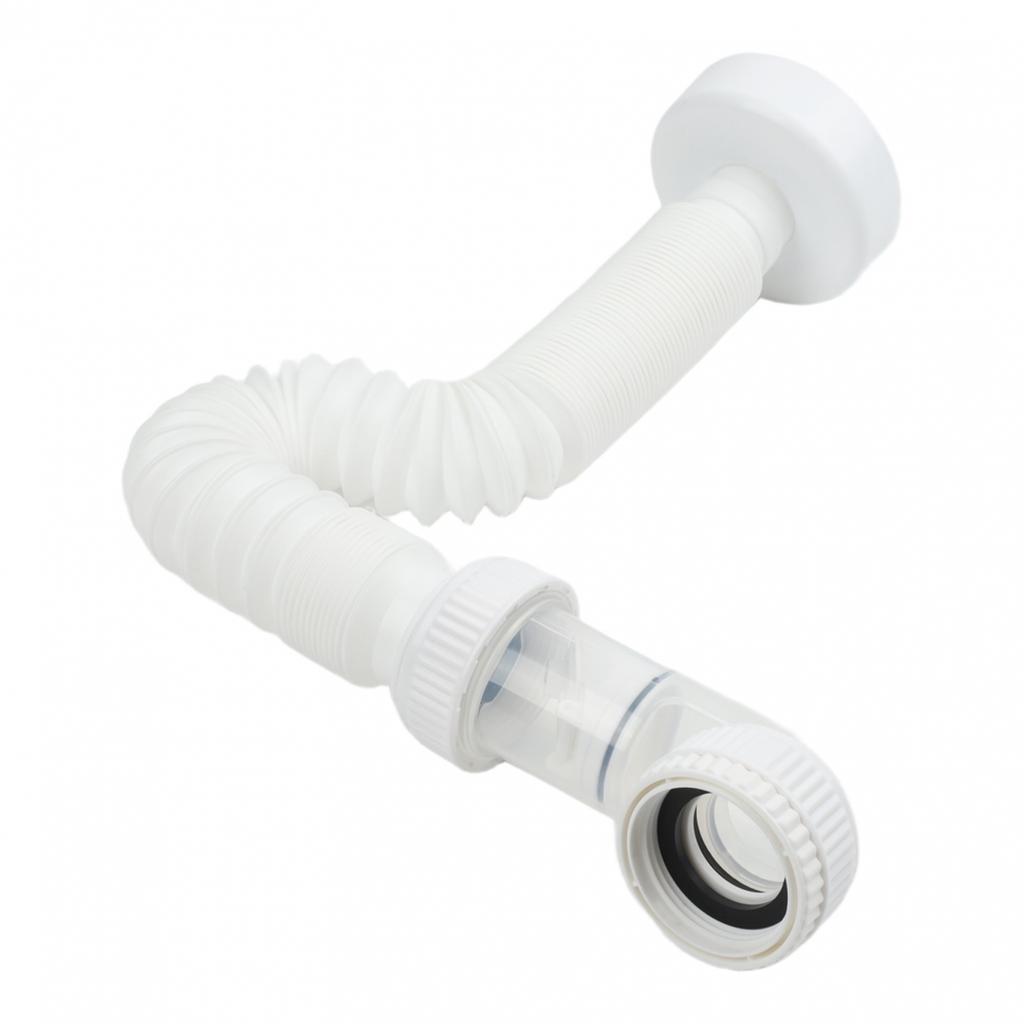 Compact Space Saving Drain Hose with Adjustable Design for Easy Installation
