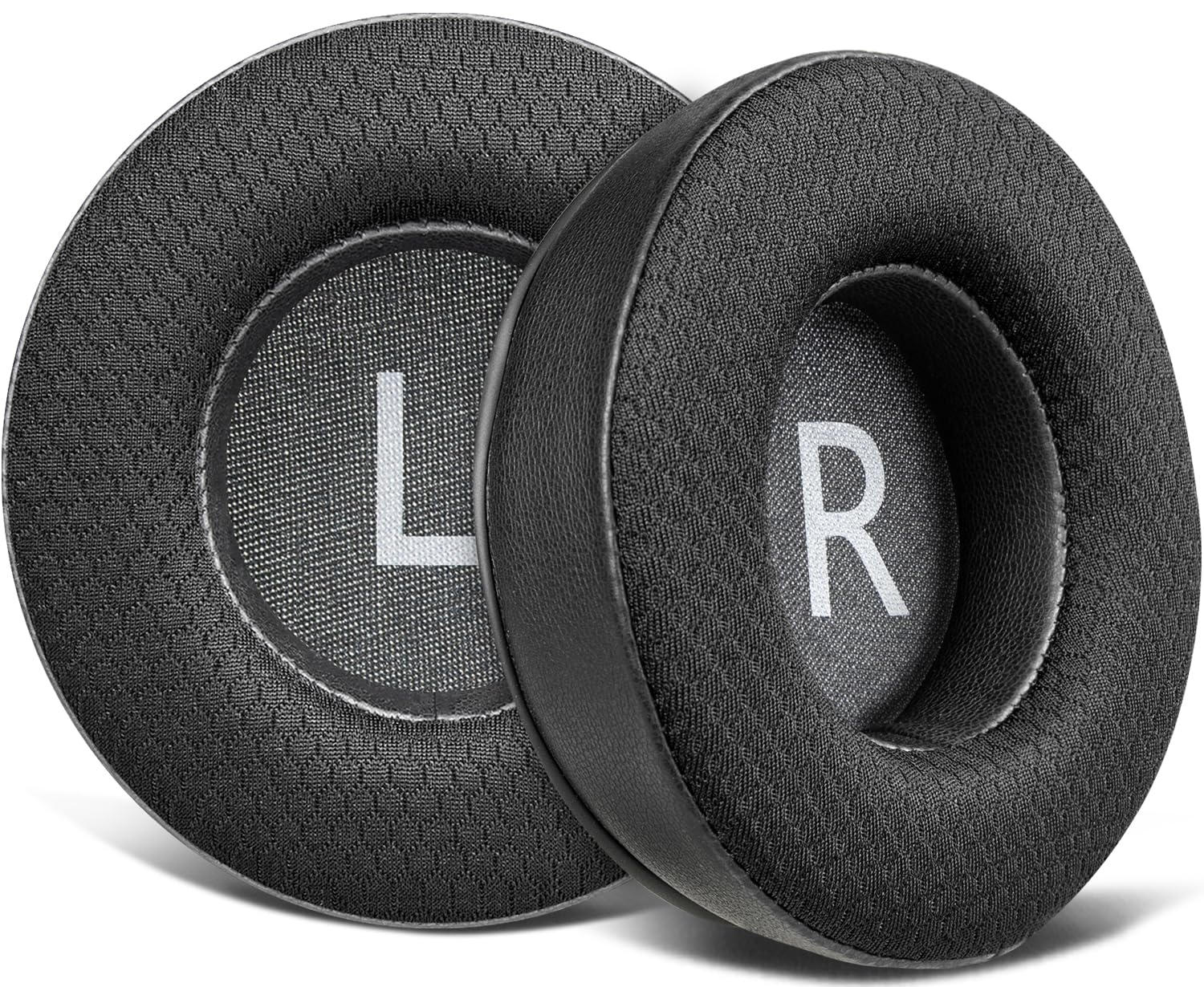 

SOULWIT 90mm Mesh Ear Pads for JBL Synchros E50, E50BT, S500, S700 Wireless Headsets, Replacement Ear Cushions, Noise Isolating Foam Pads (Black)
