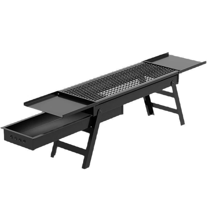 OEING Portable Outdoor BBQ Grill with Pull-Out Carbon Tray