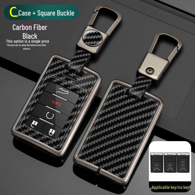 Premium Key Case for Cadillac XTS, SLS, Seville, CTS, SRX, Escalade, ATS - Men's Luxury Accessory