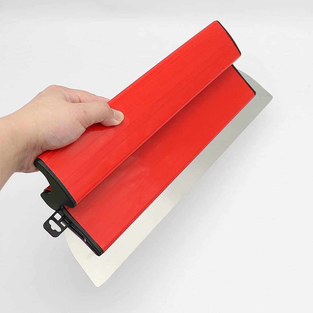 Spatola Lisciante per Stuccatura Cartongesso Professionale Design Ergonomico Acciaio Inossidabile Durevole 15,75"40cm Strumento di Finitura