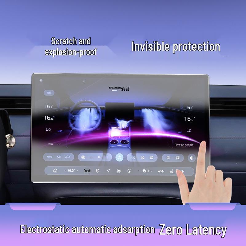 MG07 Central Control Navigation Tempered Film Display Screen Protector for Car Interiors