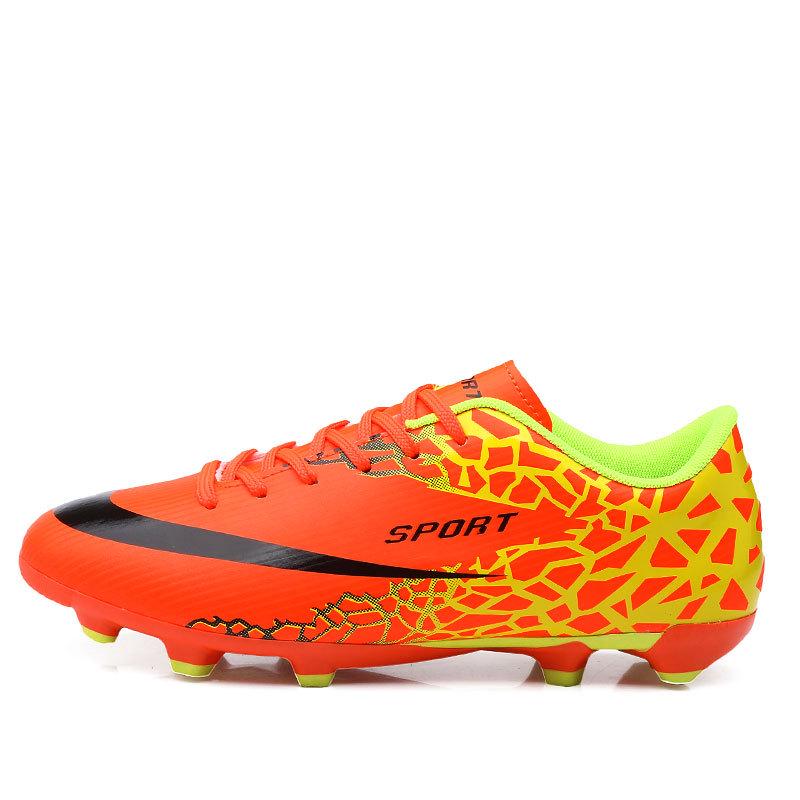Football Shoes Tf Broken Nails Artificial Grass for Men and Women Primary and Middle School Students Training Shoes I AG Spikes.