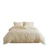100-Piece Luxury Cotton Satin Bedding Set – Solid Color Duvet Cover with Xinjiang Long-Staple Cotton Sheets.