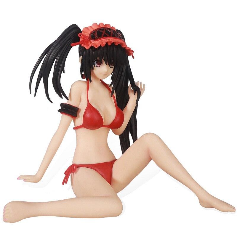 Anime Date A Live Tokisaki Kurumi Swimsuit Beautiful Girl Corset Detachable Handmade Figma Model Decoration Toy Gift