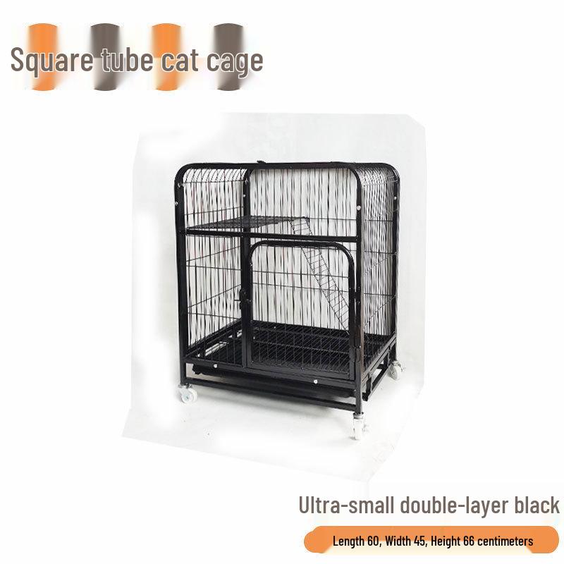 Two-Story Indoor Cat Villa: Space-Saving Cat House and Bed for Small Apartments