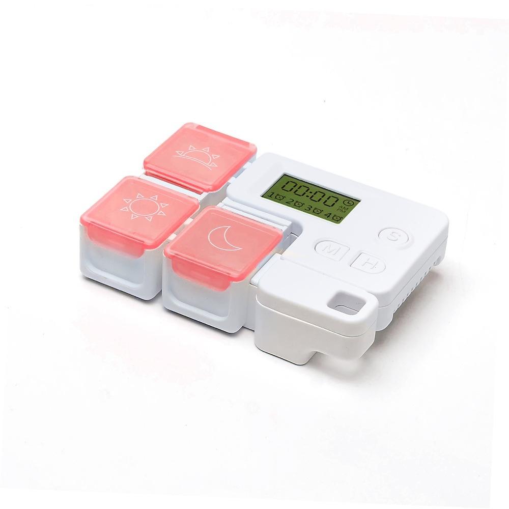 

1PC 3 Grid/5 Grid/7 Grid Small Pill Box Weekly Packaging Timed Portable Intelligent Medication Reminder Device Travel Storage