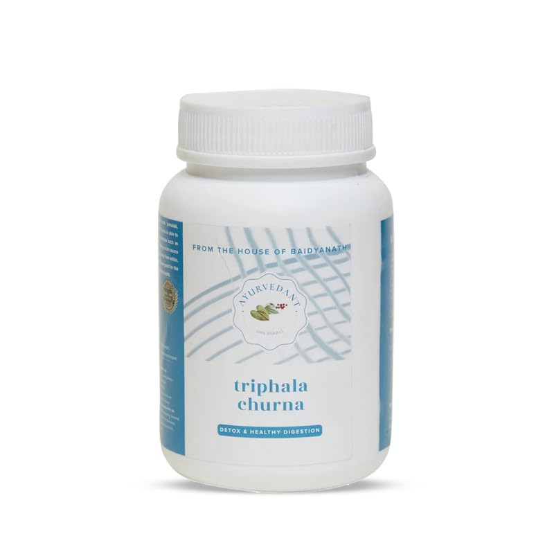 

Baidyanath Ayurvedant Triphala Churna 100 Gm Natural Herbal Powder For Constipation Relief And Digestive Health Support