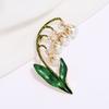 Plant simple literary brooch Little Prince rose high-end retro pin versatile corsage accessories women